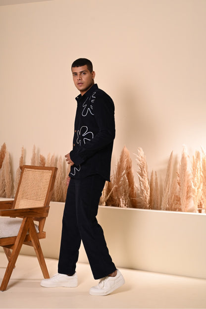 Navy Blue Corduroy Set