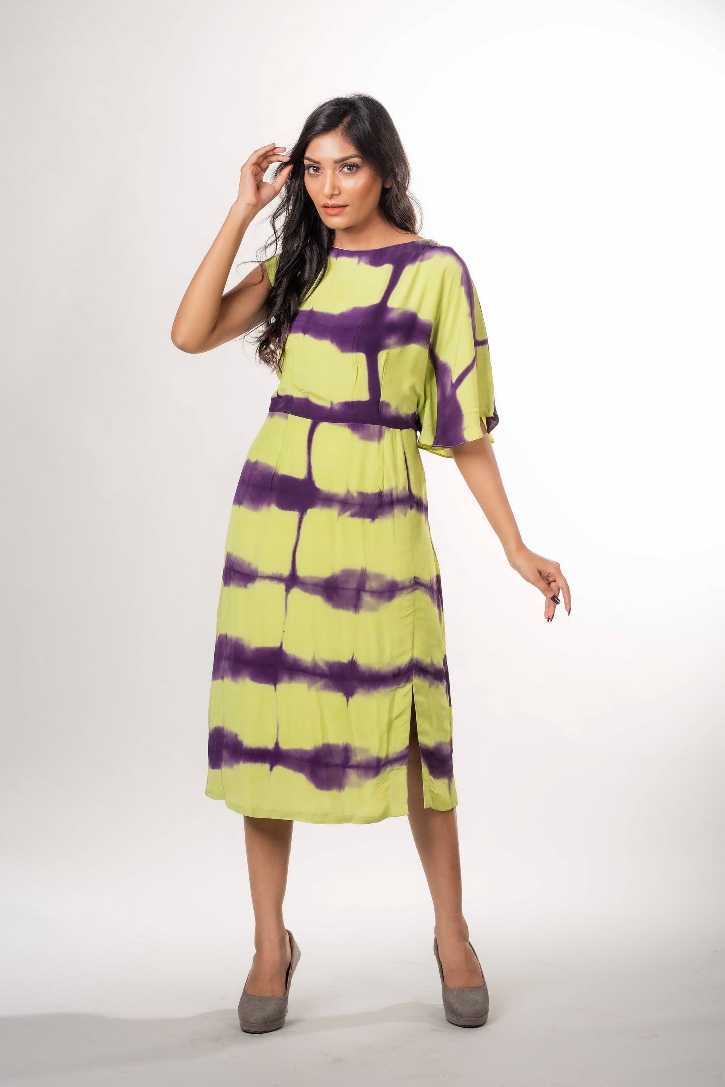Clamp Dye Dress