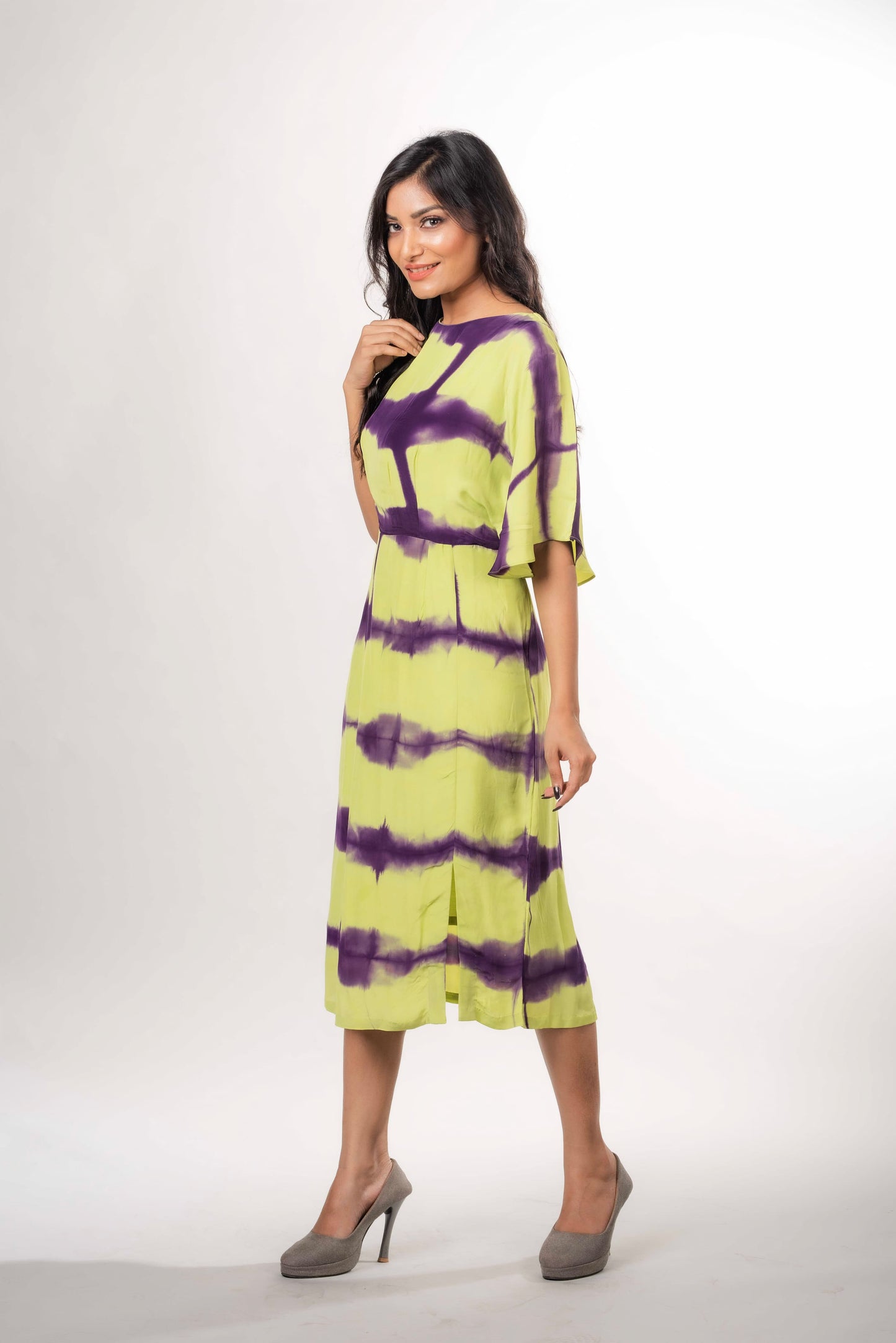 Clamp Dye Dress