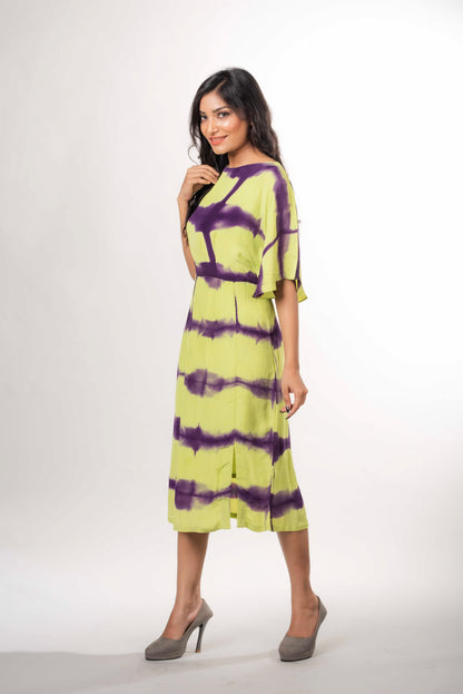 Clamp Dye Dress
