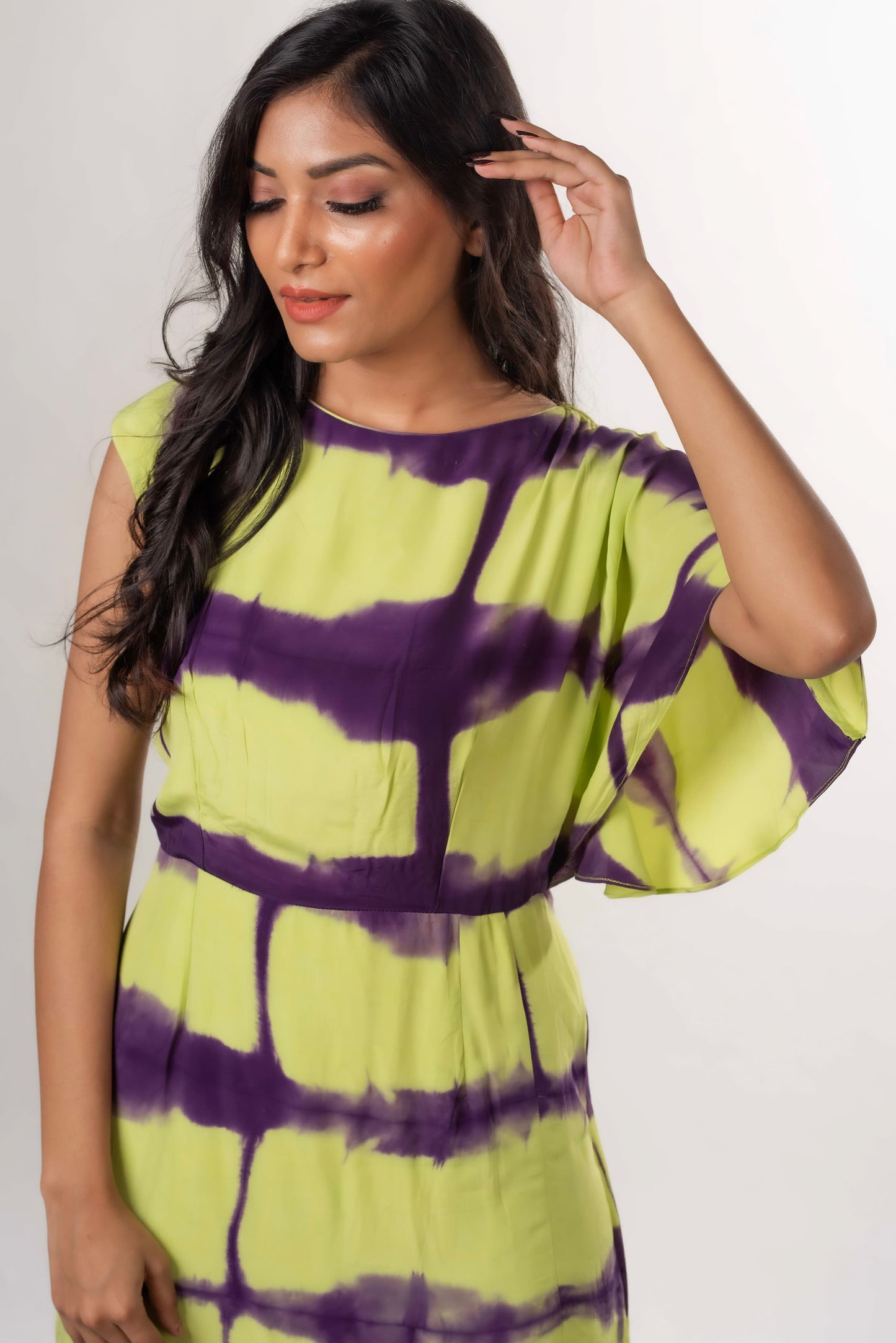 Clamp Dye Dress