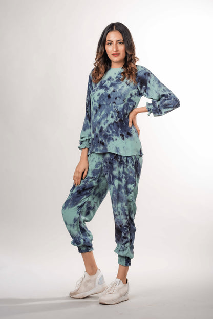 Ice Dye Jogger Set