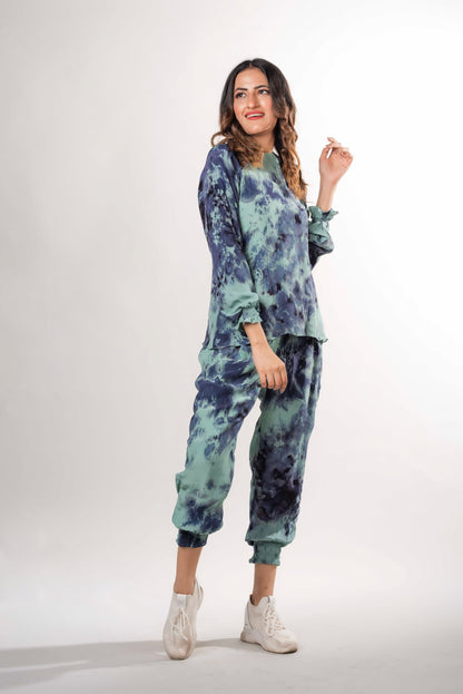 Ice Dye Jogger Set