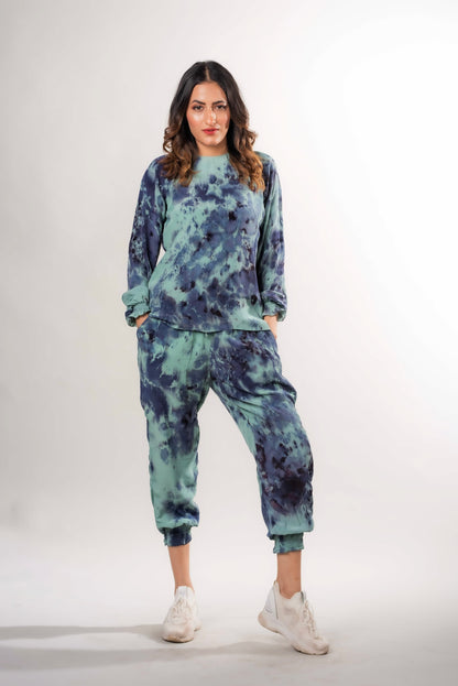 Ice Dye Jogger Set
