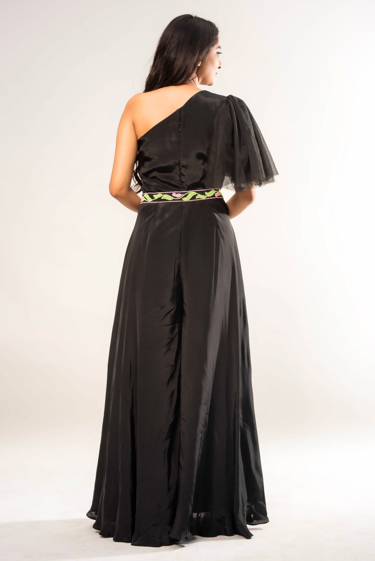 3D On Shoulder Jumpsuit