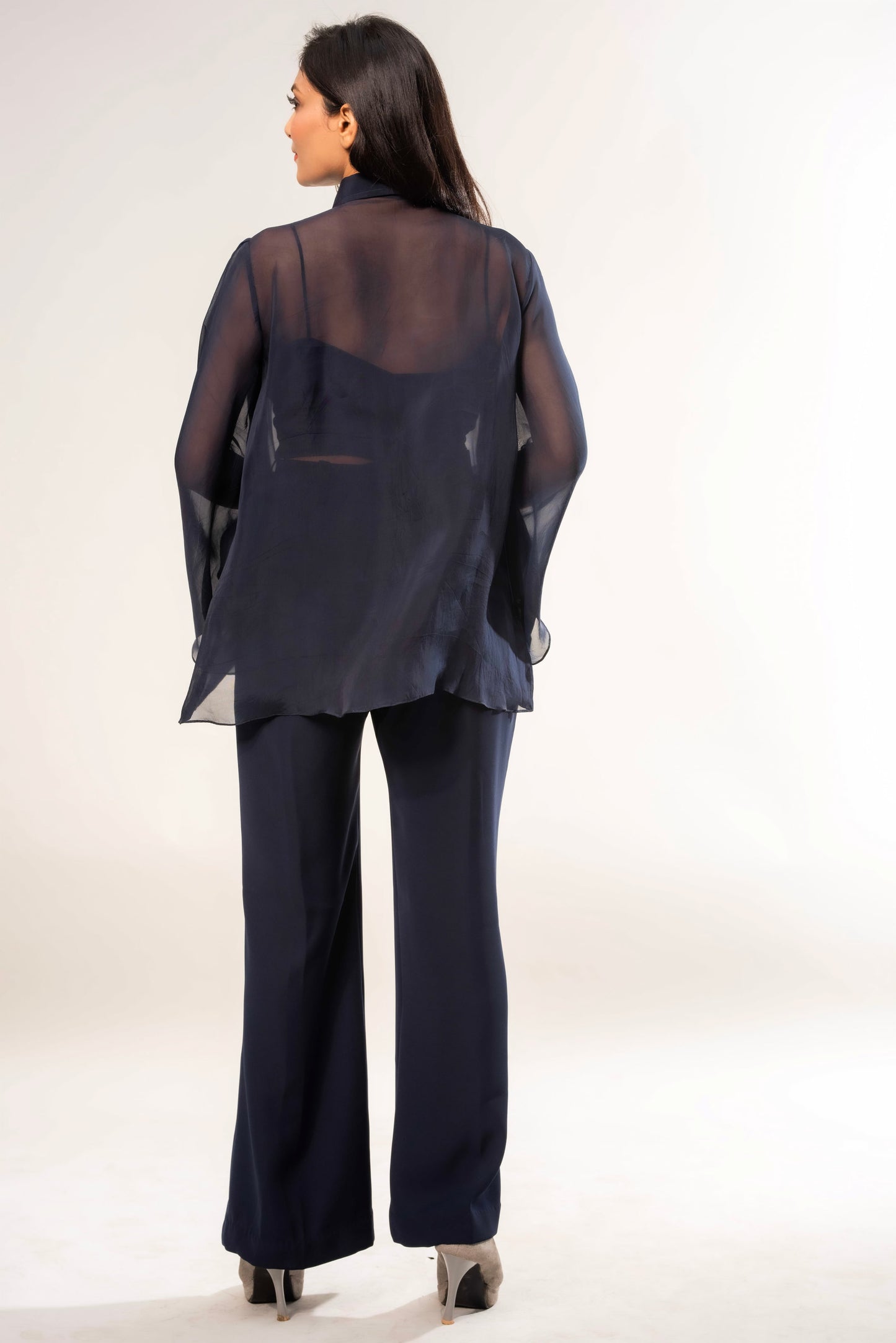 3D Yoke Top With Flawed Pant