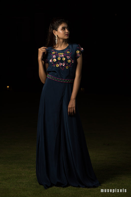 Flowy Jumsuit With Belt